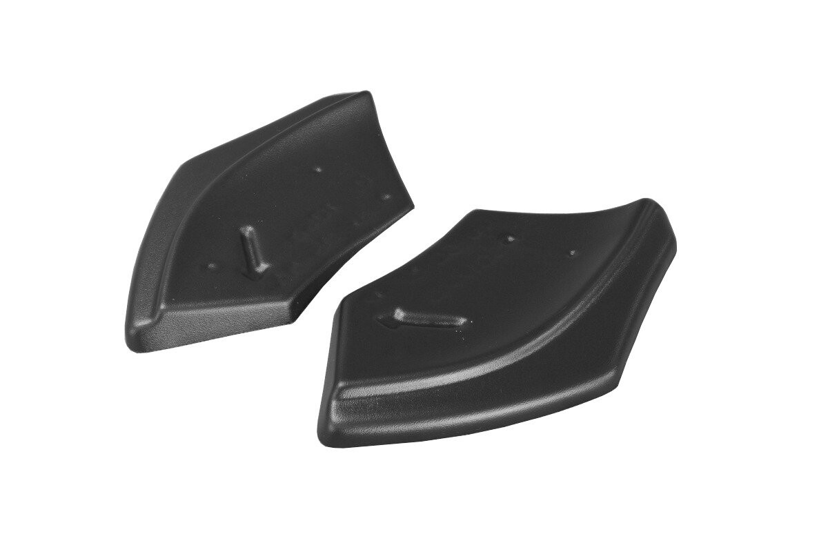 Maxton Design Heck Ansatz Flaps Diffusor für VOLKSWAGEN SCIROCCO MK.3 R FACELIFT schwarz Hochglanz